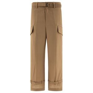 Sacai Men Belted Trousers